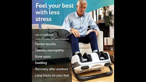 Cloud Massage Shiatsu Foot Massager for Circulation and Pain Relief