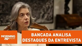 Cármen Lúcia dá entrevista à JP: bancada analisa destaques