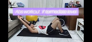 Abs workout: intermediate level