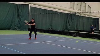 Tennis Elbow Update Hitting Forehands and Backhands with Prince Racket