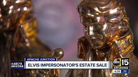 Elvis impersonator's collection up for auction