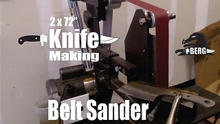 DIY 2x72 Knife Making Belt Sander how to make