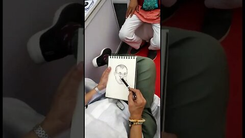 pencil potrait live by international artist