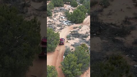 UTAH - Clay and Red Sand Ride - DRONE SHOT