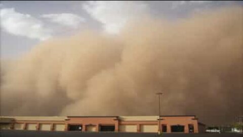 Une terrifiante tempête de poussière au Texas