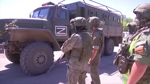 Military Police of Russia going around Liberated areas of Ukraine