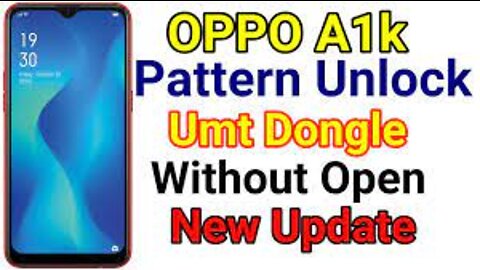 How to remove frp of oppo a1k with umt mtk box with one click