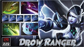 How to DELETE your ENEMYS with one click Drow Ranger | DOTA 2 Gameplay