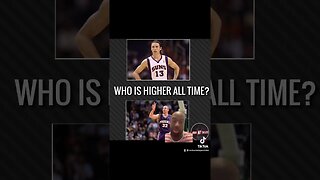 Which player is higher all time ? #basketball #nba #sports #tiktok #fypシ