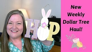 New Dollar Tree Haul ~ Weekly Dollar Tree Haul ~ New Easter, Spring and Garden Items!