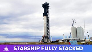Full Stacked Starship At Starbase, Texas [2-10-2022]