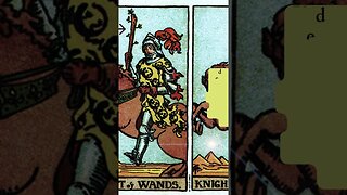 TAROT- The KNIGHT OF WANDS #shorts #tarot