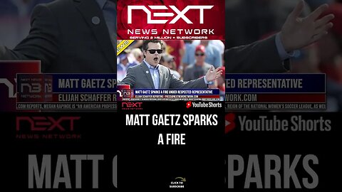 Matt Gaetz Sparks a Fire Under Respected Representative #shorts