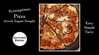 Scrumptious Pizza with Greek Yogurt Dough Recipe