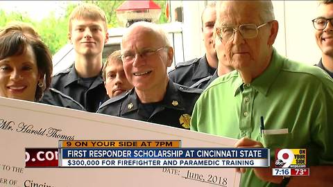 First responder scholarship at Cincinnati State