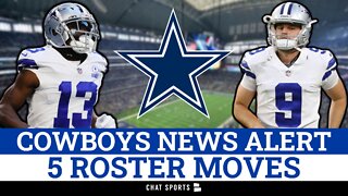 Michael Gallup Injury Update + Dallas Cowboys Make 5 Roster Moves
