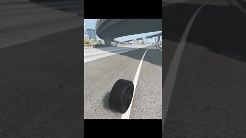 the wheel was shocked / BeamNG DRIVE