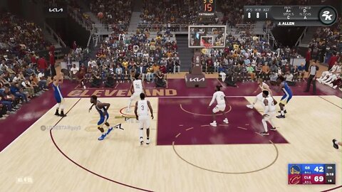 NBA 2K23 Bounce Alley-oop