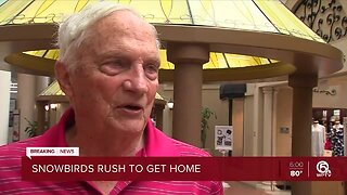 Florida snowbirds rush to get home because of coronavirus