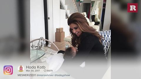 The sweet moment Maria Shriver met Hoda Kotb's baby | Rare People