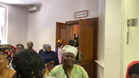 SOUTH AFRICA - Cape Town - Refugees occupying the Central Methodist Church at Cape High Court(Video) (S9P)