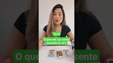 Tarot | O que ele (a) sente quando te vê? #tarot #tarotonline #tarotresponde #espiritualidade