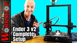Creality Ender 3 V2 3D Printer Unboxing and Setup | Assembling the new printer