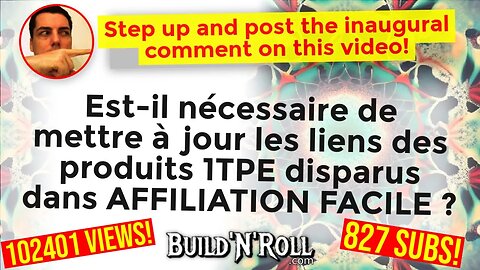 Est-il nécessaire de mettre à jour les liens des produits 1TPE disparus dans AFFILIATION FACILE ?