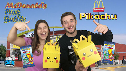 Super Rare Pikachu! | McDonald's 25th Anniversary Pokemon Pack Battle | Card Brakers