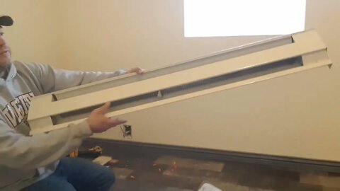 Installing Electric Baseboard Heater 240 Volt. DIY