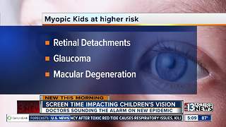 Doctors seeing epidemic of nearsighted children