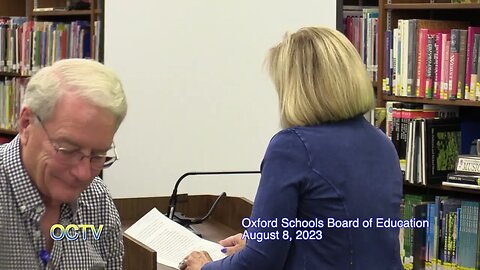 Oxford Schools Board of Education: 8-8-23