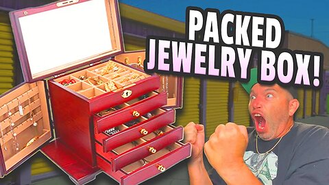 I Found A FULL JEWELRY BOX In This Storage Unit! IT'S LOADED TO THE TOP!