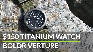 $150 Titanium Field Watch - BOLDR Venture [REVIEW]