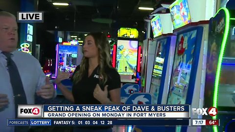 Getting a sneak peak of new Fort Myers Dave & Busters before grand opening Monday