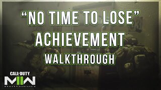 "No Time to Lose" Achievement/Trophy Walkthrough | Modern Warfare 2 #mw2