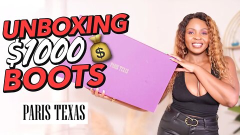 PARIS TEXAS BOOTS UNBOXING | FIRST IMPRESSION REVIEW | LUXURY BOOTS | IS IT REALLY WORTH $1000 !?!