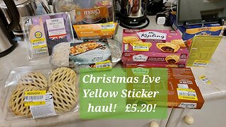 Christmas Eve Yellow Sticker Mega Haul!