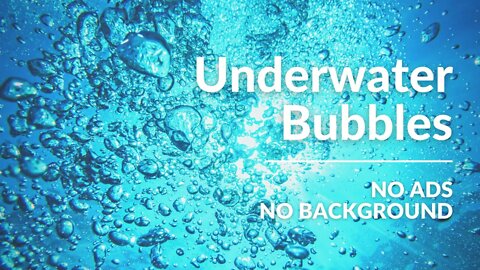 BLACK SCREEN UNDERWATER BUBBLES NOISE | RELAXING sound for FALLING ASLEEP