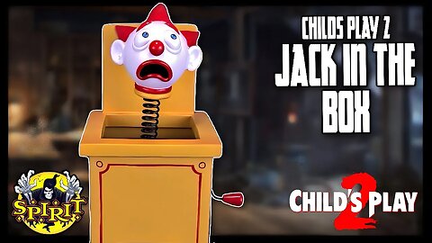 Spirit Halloween Child's Play 2 Jack in the Box Tabletop Décor Statue #SpookySpot 2023