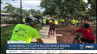 Cyclist gather to honor those killed in crashes