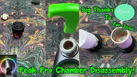 How To Disassemble A Puffco Peak Pro Atomizer Chamber Tutorial!