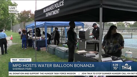 MPD hosts water balloon bonanza at Sherman Park