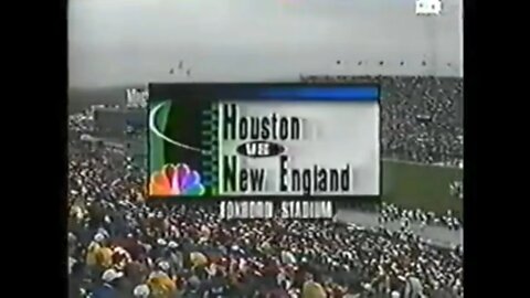 1993-10-17 Houston Oilers vs New England Patriots