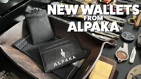 These NEW EDC wallets from Alpaka are as minimal as they come! (But is that a good thing?)