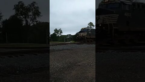 Norfolk Southern Rainy Day Train Horn #train #trainhorn #railfan #asmr #railway #norfolksouthern