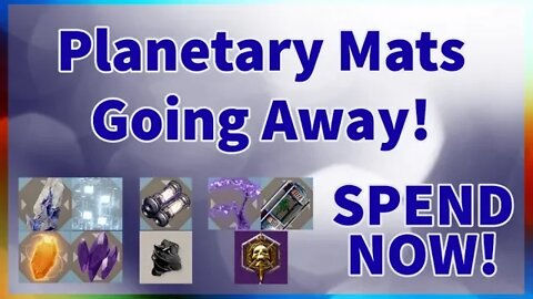 Turn Planetary Mats into Legendary Shards & Enhancement Cores