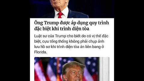 "NÓNG" - "ÔNG TRUMP ĐƯỢC ÁP DỤNG QUY TRÌNH ĐẶC BIỆT KHI TRÌNH DIỆN TÒA" #shorts