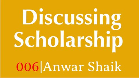 006 | Discussing Scholarship | Anwar Shaik