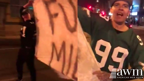 NFL Fans Drop To New Low After Filming What They Do To 99-Year-Old Fan Of Rival Team